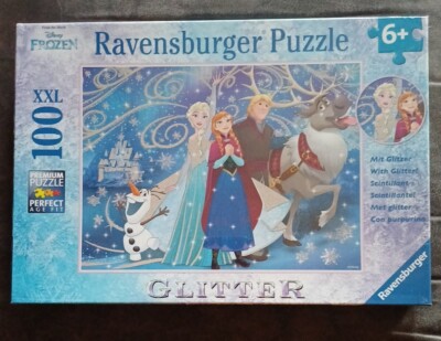 Disney Frozen: Glitzernder Schnee. Glitter Puzzle 100 Teile XLL Spiel 13610 2016