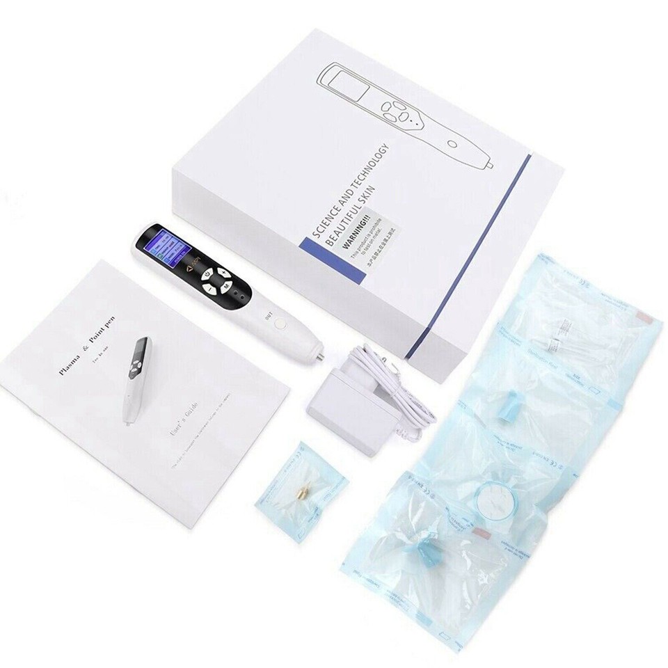 Portable 2 In 1 Ozone Plasma Pen Eyelid lifting Dark Spot Wart Remover Device US