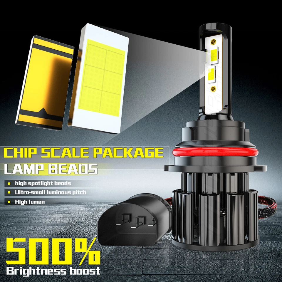 Lâmpadas dianteiras de LED feixe Hi/Lo 6000K para Nissan Sentra 2000 2001 2002 2003 - Imagem 2 de 4