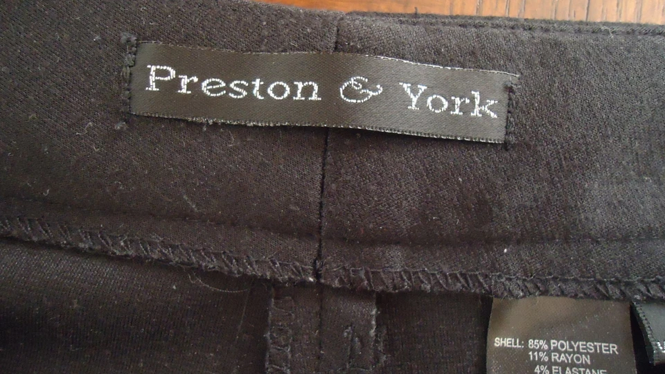 Pantalones de vestir negros para mujer Preston & York talla 18 Foto 4 de 4