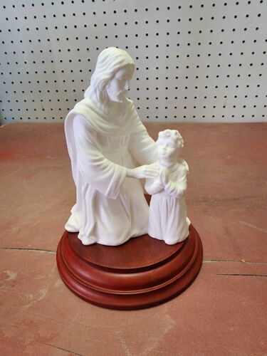 Vtg Lenox White Bisque Life Of Christ A Child's Prayer Fine Porcelain Figurine  - Picture 1 of 13