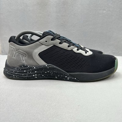 TYR CXT-1 Mens Size 9 Shoes Black Grey Limited Edition Pat Vellner Gym CrossFit
