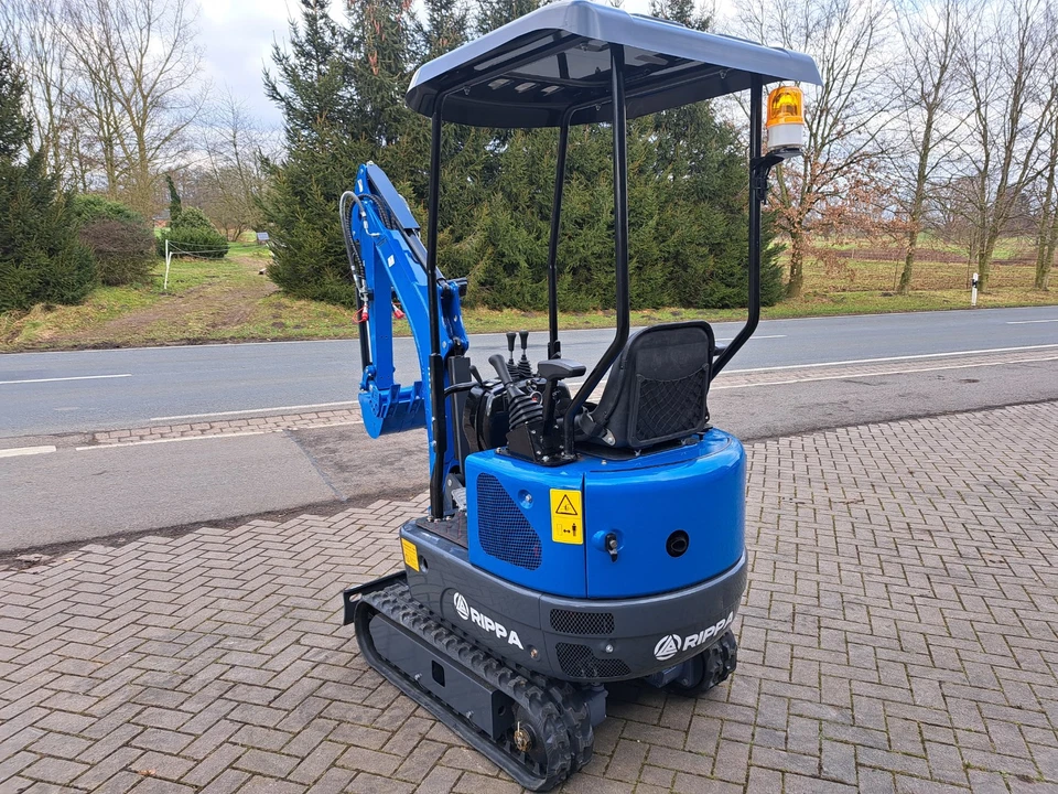 NEU Rippa R10 1t Minibagger Diesel Schwenkarm Joystick Bagger Garantie - Bild 4 von 4
