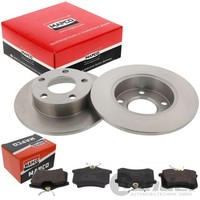 Mapco 2 Bremsscheiben Ø245Mm + BelÄGe Hinterachse Passend FüR Audi A4 VW Passat