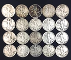 LOT # 1058   ROLL OF 20 WALKING LIBERTY HALF DOLLARS
