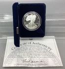2003 W Proof American Silver Eagle - With Box & CoA