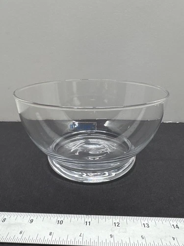 Krosno Clear Glass Serving Bowl Poland Durable & Elegant