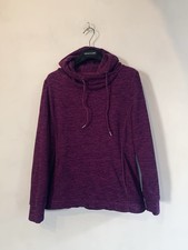 REGATTA, Drawstring Hoodie. Purple Marl Fleece. Pockets. Size 10