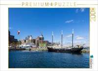 Calvendo Puzzle Altes Segelboot Im Hafen 2000 Teile Puzzle Quer | 2000 Teile Leg