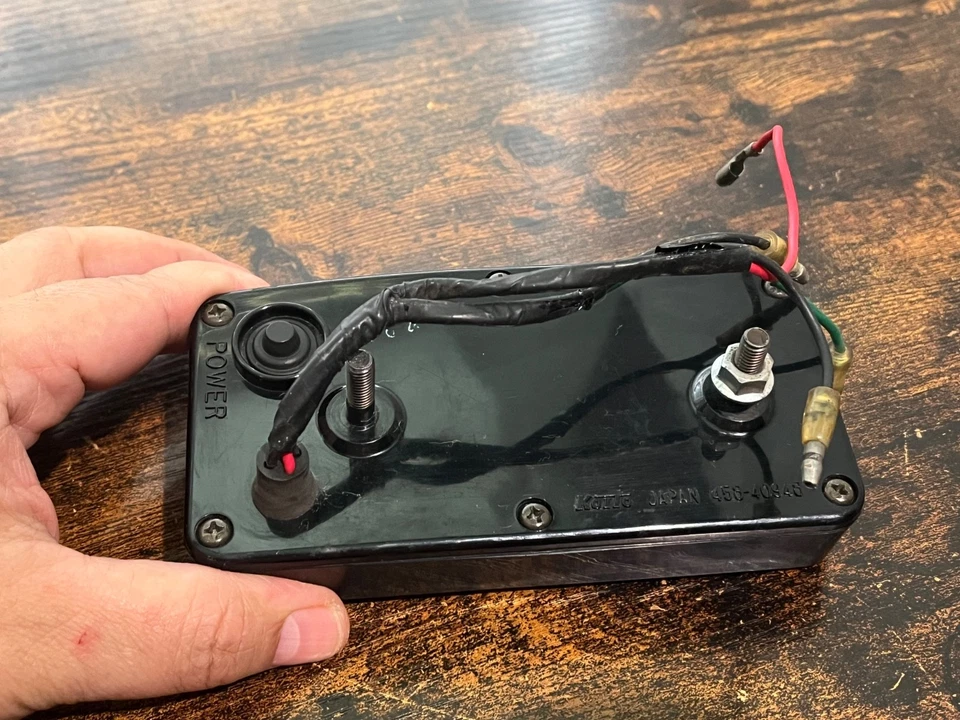 Reloj digital Kawasaki vintage OEM Koito 458-40948 probado funciona coleccionable Foto 3 de 4