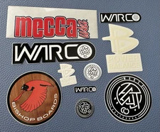 Lot 10 Bishop Mecca Warco STICKER Decal Skateboarding Longboard Surfing 🏄