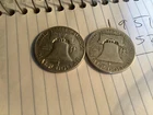 1951  And 1952 Franklin Half Dollars