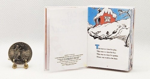 1:4 SCALE MINIATURE BOOK SET CAT IN THE HAT, CAT IN THE HAT COMES BACK, SONGBOOK - Picture 12 of 22