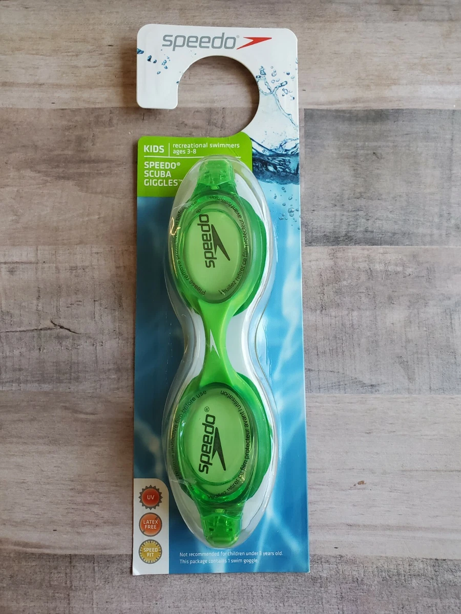 Speedo Kids 3 8 Scuba Giggles Goggles green NEW swimming water diving