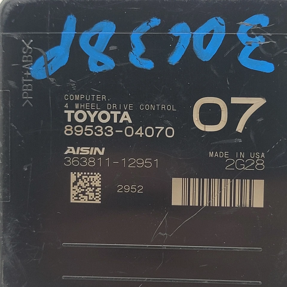 20 2020 2021 2022 TOYOTA TACOMA TRANSFER CASE CONTROL MODULE 8953304070 - Image 4 of 4