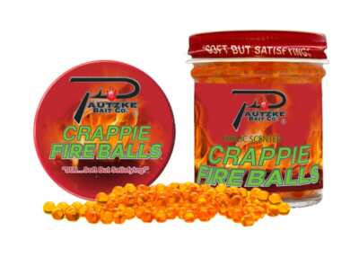 Pautzke Crappie Fire Balls Fishing Bait - 1.35 Oz Jar, Pink (5 Color Choices) 9 thumbnail image