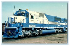 1985 Diesel Modeled Emd Sd60 1 Demonstrator Train Unposted Postcard
