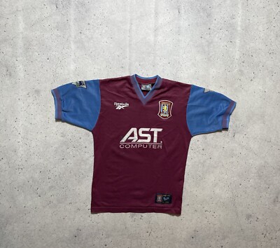 Reebok FC Aston Villa #10 Dwight Yorke Vintage 90s Jersey | eBay
