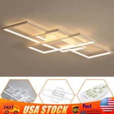 Modern LED Ceiling Light Flush Mount Kitchen Bedroom Down Lighting Fixture Lamp