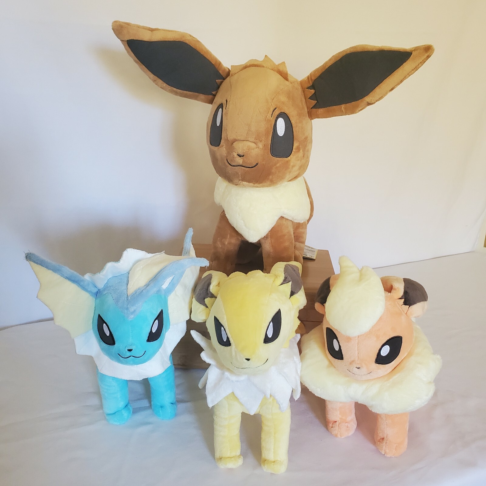 New Pokemon Plush Rare Eevee Vaporeon Flareon Jolteon I Love Eievui Series Nwt Ebay