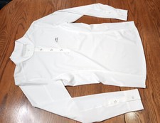 Equiline, New, long sleeve show shirt, white, large