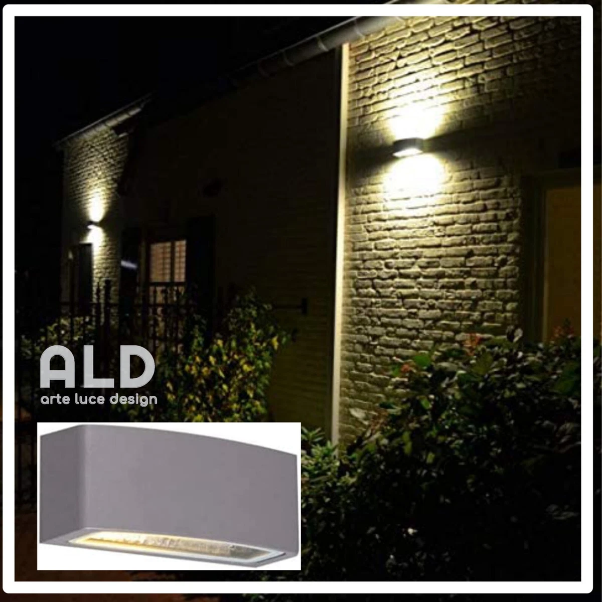Lampada Da Parete Esterna Antica - IP44 Impermeabile, E27, In Ferro E Vetro, Colore Nero - Per Cortile, Giardino, Balcone, Terrazzo - 3