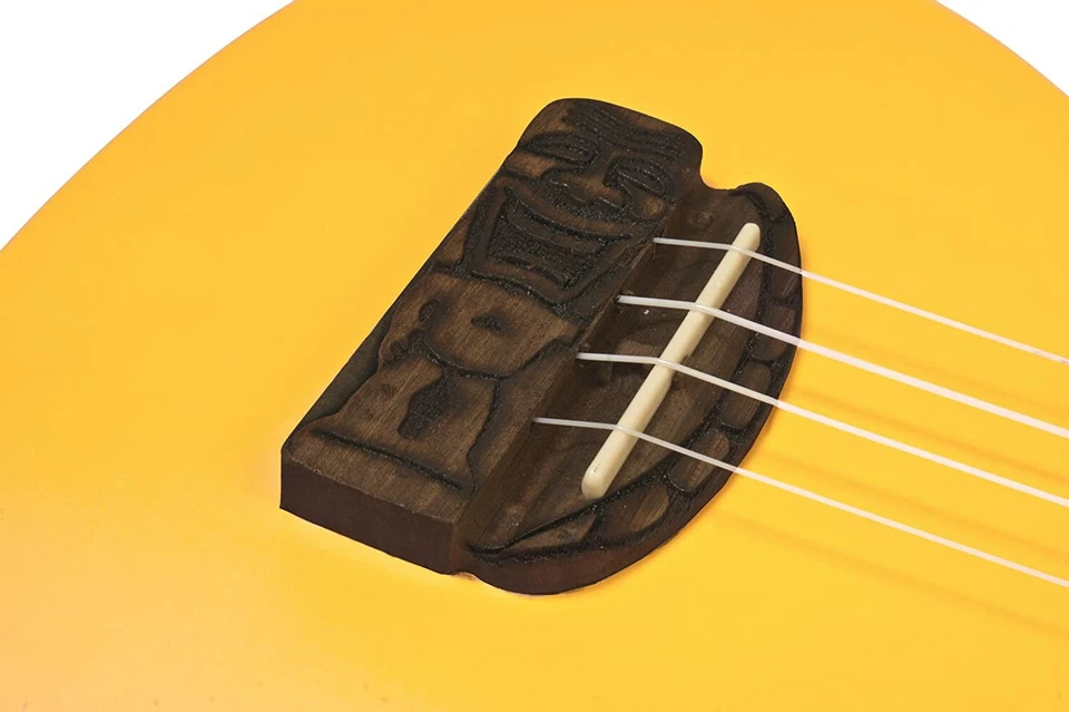 Kohala TIKI Concert 4-String Ukulele Red- with tuner - Red Uke - Image 3 of 3