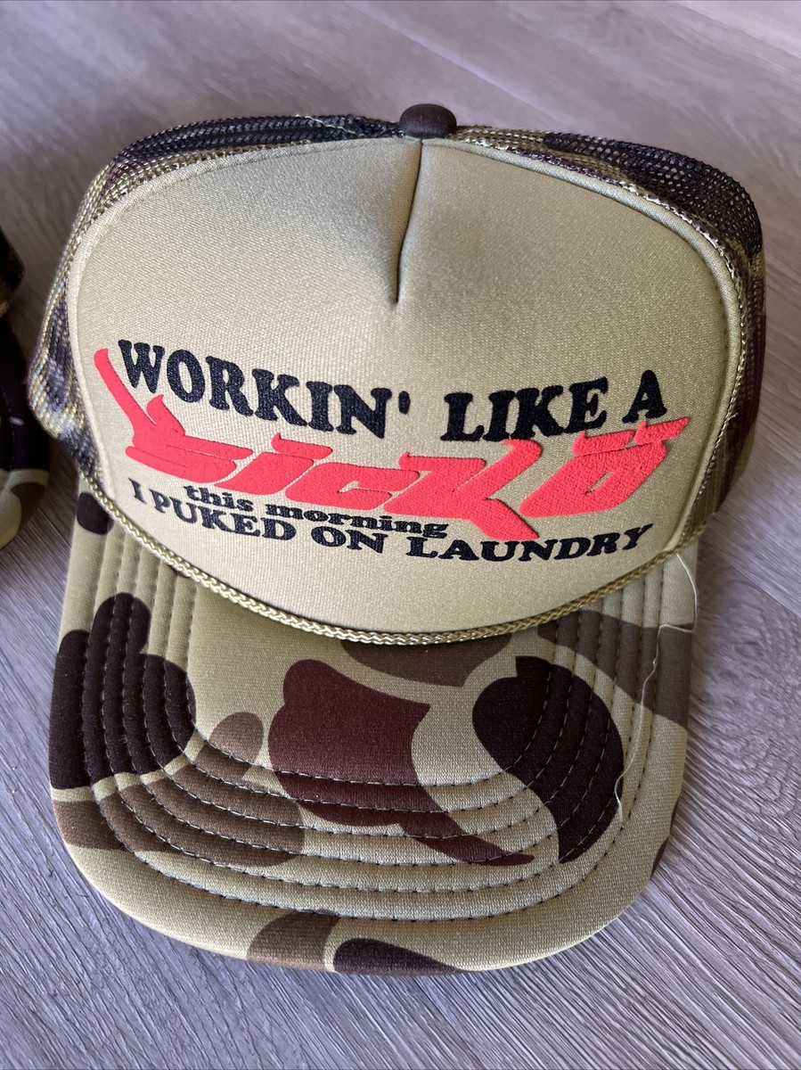 希少 SICKO Trucker Cap Vintage Sicko Trucker Hat Hip Hop IAN CONNOR SICKO Cap Punk