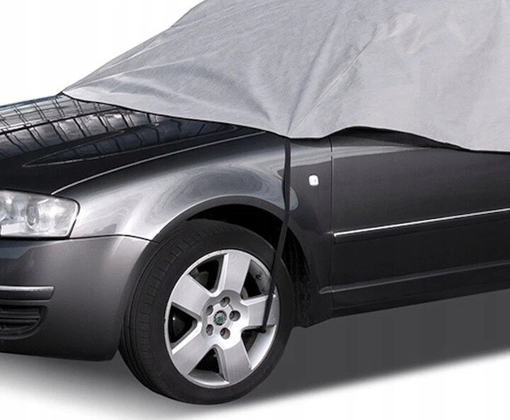 Car protective cover autoplane half garage UV protection for Fiat Linea - Image 4 of 4