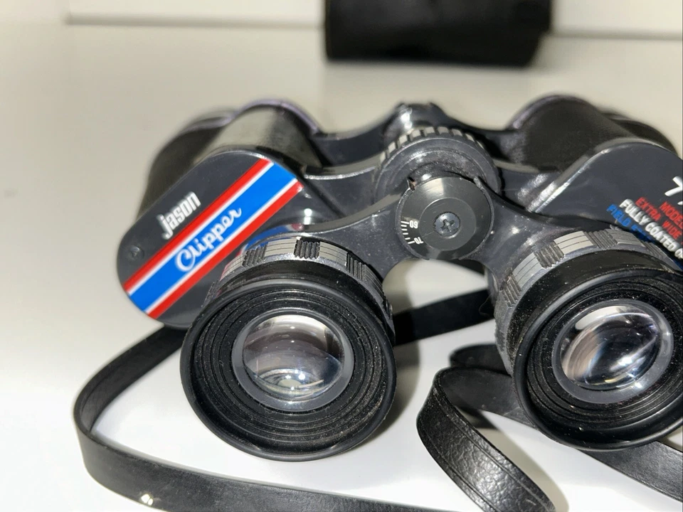 JASON Clipper MODEL 188 BINOCULARS 7 X 35 FIELD 578 ft. @ 1000 yds. NICE - Image 2 of 4