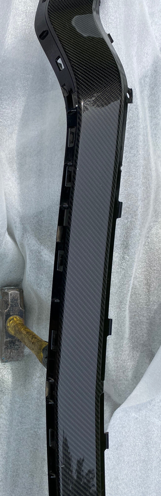 GENUINE M BENZ C CLASS 2015-20 FRONT BUMPER LOWER CARBON FIBER  