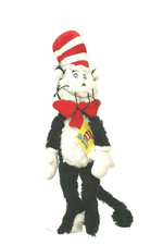 Dr Seuss Cat In The Hat Plush 20 Inch Bean Tush and Hang Tags New Condition