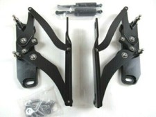 1966-1967 Chevy Impala Billet Aluminum Hood Hinge Set Black W92012bk
