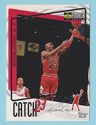 1997-98 Upper Deck Collector's Choice Catch 23 Michael Jordan Bulls #187  (KCR) | eBay