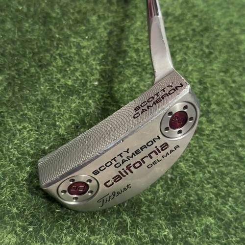 SCOTTY CAMERON CALIFORNIA DEL MAR L-NECK MALLET PUTTER 33 INCH USED
