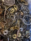Costume Jewelry Metals Lot Vintage To Modern Craft And Wearable Mixed 6+ Pounds