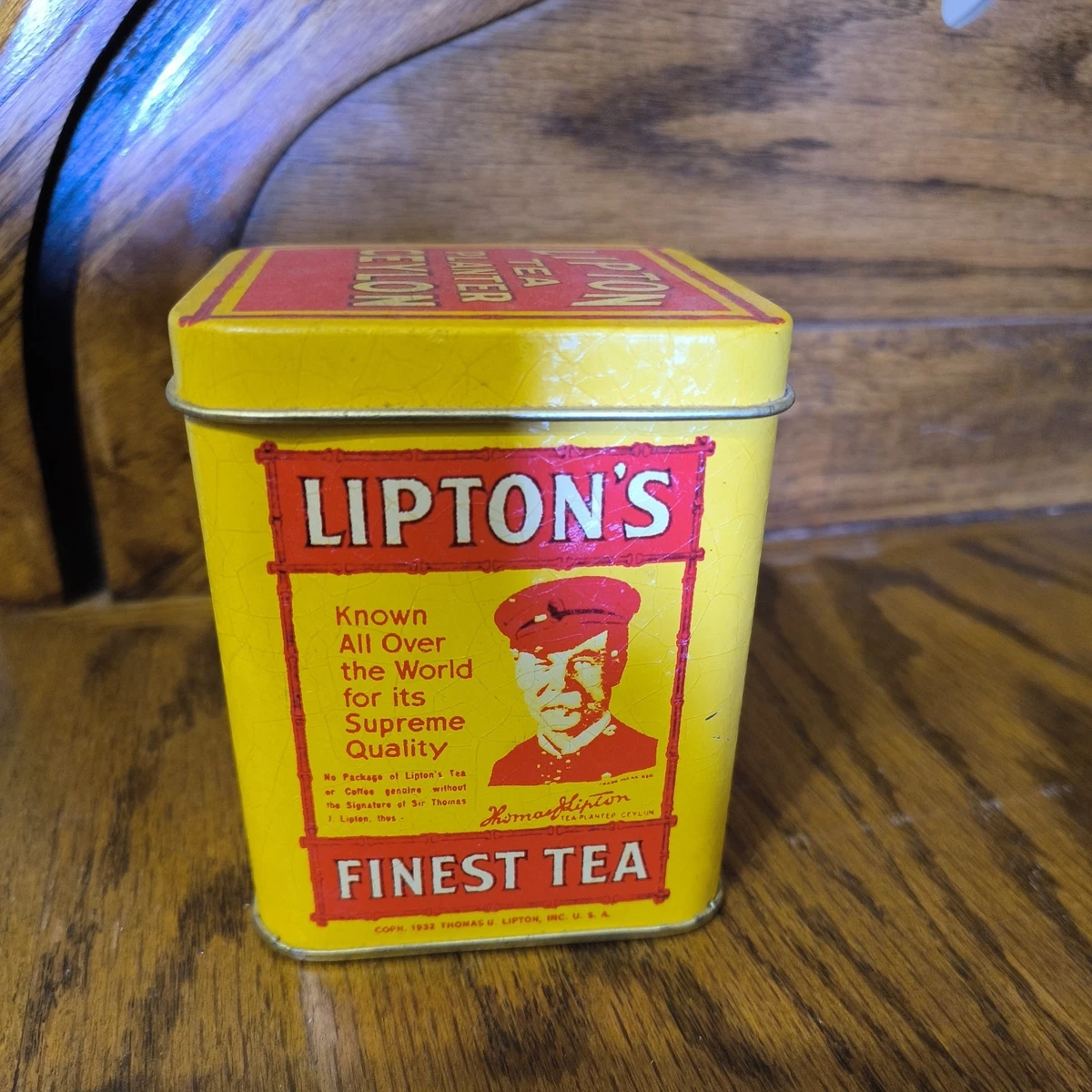 【レア】キャニスター　リプトン lipton tea tin products for sale | eBay