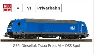 Piko Traxx Press VI Locomotive 57546 HO Scale DCC Ready