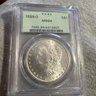1899 O Morgan Silver Dollar PCGS MS64 OGH "Old Green Holder"-Stunning!