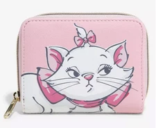 Loungefly Disney The Aristocats Marie Flowers Mini Zipper Wallet NEW WITH TAGS