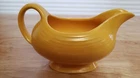Vintage Fiestaware Homer Laughlin Yellow Gravy Sauce Boat Made in USA HLC