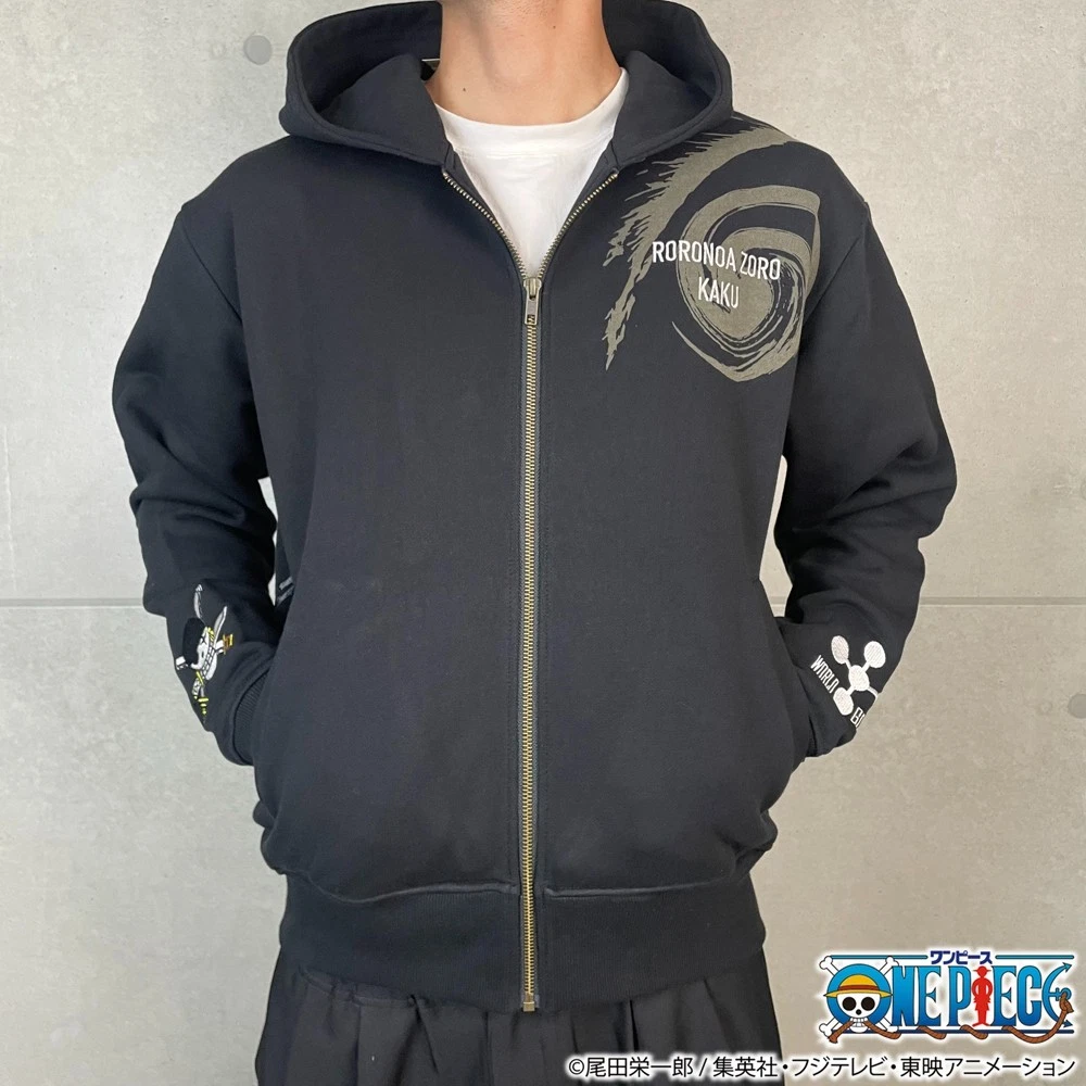 ONE PIECE × Karakuri Tamashii “Zoro vs. Kaku” ZIP-UP Hoodie