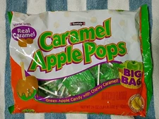 Cosmic Candy Freeze Dried Caramel Apple Pops Half Dozen Individual Veteran Owned