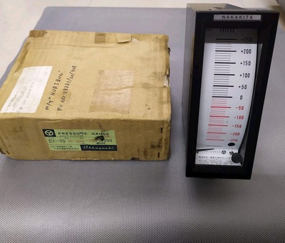 #ad NAKAKITA Type EV 70 Pressure Gauge 20 100kpa NAKAKITA LEVEL INDICATOR MVW 150 $1000.00