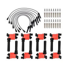 ENA Set of 8 Ignition Coil Pack with Wire Set and 16 Spark Plug 5.7 Compatibl...