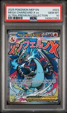 2025 POKEMON MEP EN-ME BLACK STAR PROMO #023 MEGA CHARIZARD X EX PSA 10