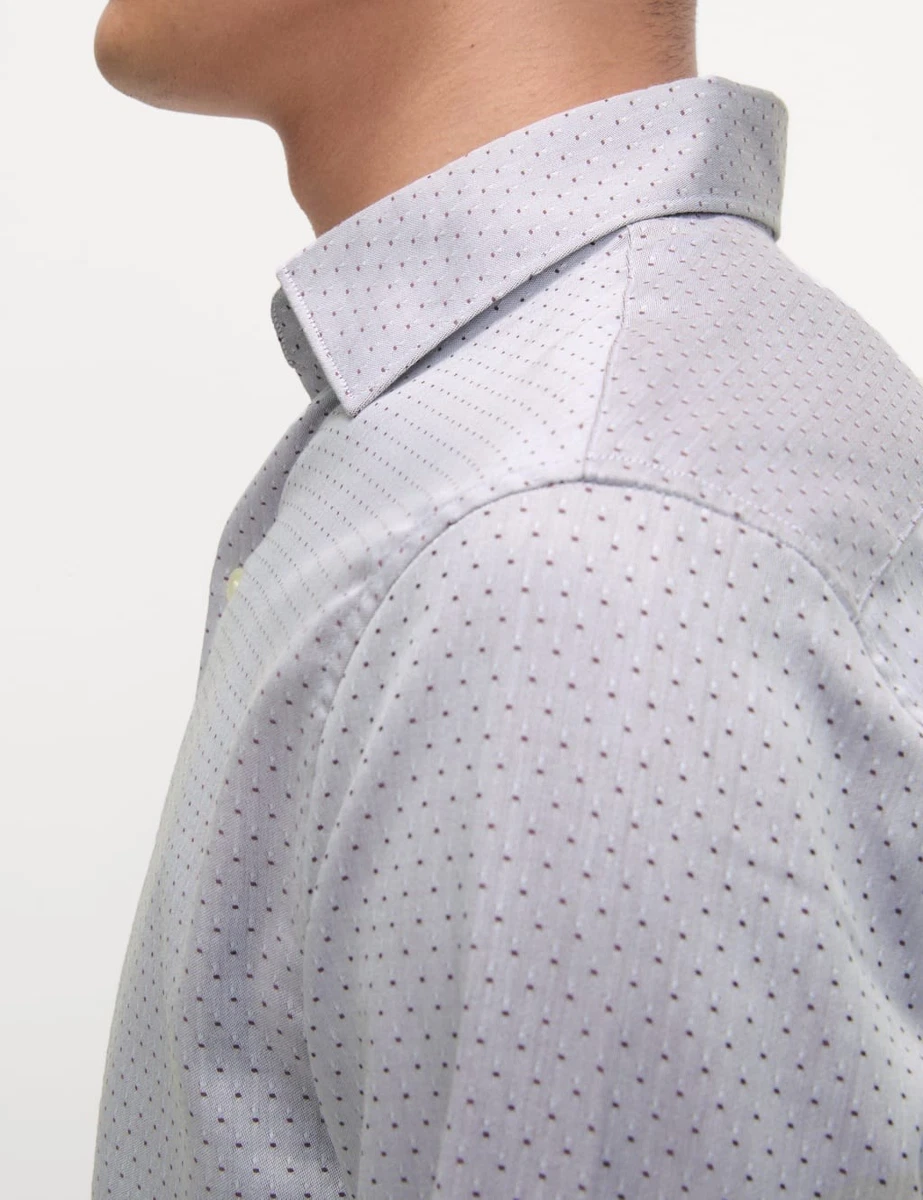Polo piqué regular 100% coton - violet | be normal