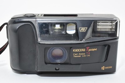 Read KYOCERA T SCOPE Carl Zeiss T*Tessar 35mm F2.8 Film Camera