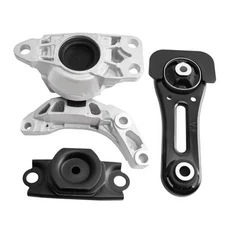 Engine Motor and Transmission Mount Kit Compatible with Kicks 2017-2024 1.6L 