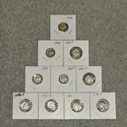 Mercury Dimes Lot Of 10 Various Dates Junk Silver 90%
